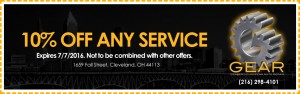 10% Off Any European Auto Repair Specials Coupon - GEAR - Gerber's European Auto Repair